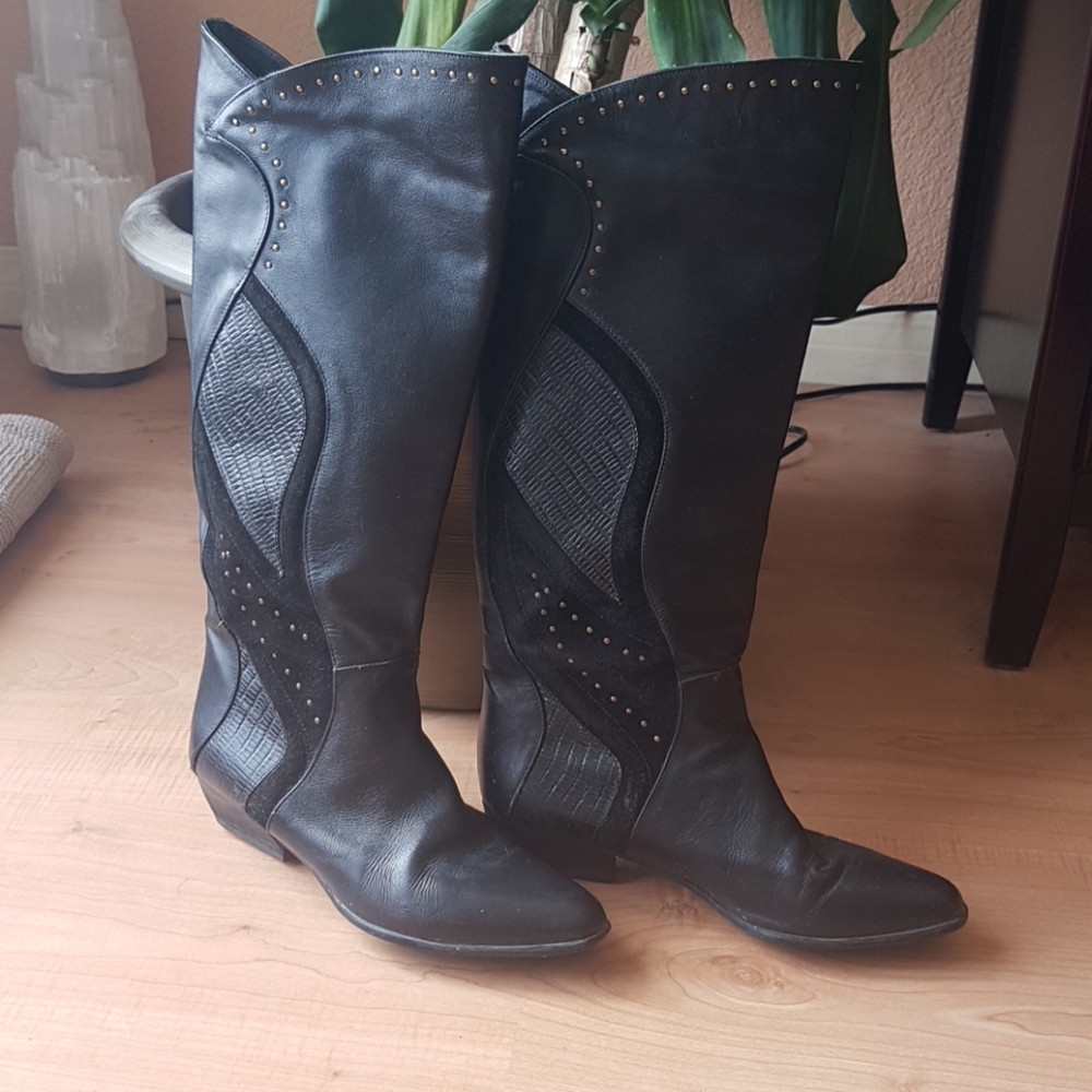 Vintage leather boots